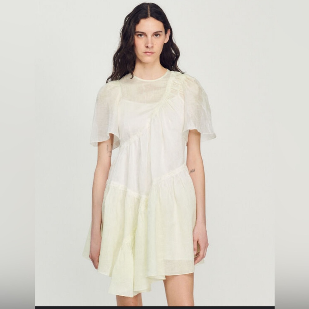 SANDRO : Multicolore two tone dress